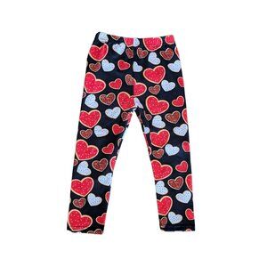 Size Girls 2T Stretchy Valentines Leggings